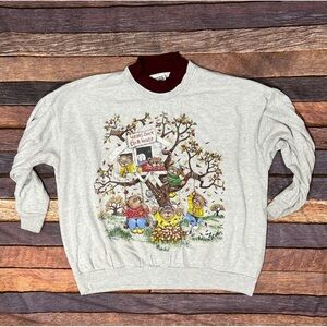 Vintage 90s Bear Family Ugly Sweater Party 1990s Sweatshirt
